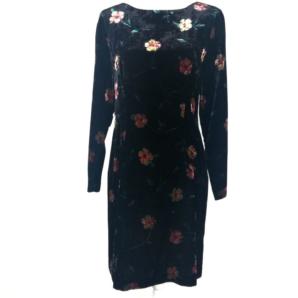 Terry Ward vintage crushed velvet long sleeve - Picture 2 of 8